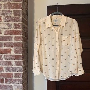 Rails Silk Butterfly Blouse